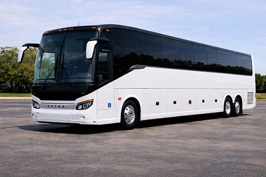 56-passenger charter bus Washington